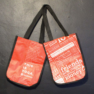 Lululemon Small Totes - Set of 2